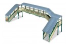 Modular Covered Footbridge OO/HO